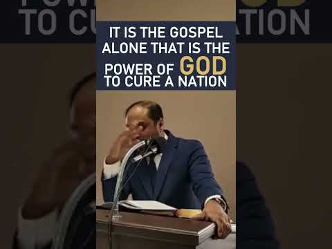 It is the Gospel Alone That is the Power of God to Cure a Nation - Rom Prakashpalan Sermon #shorts