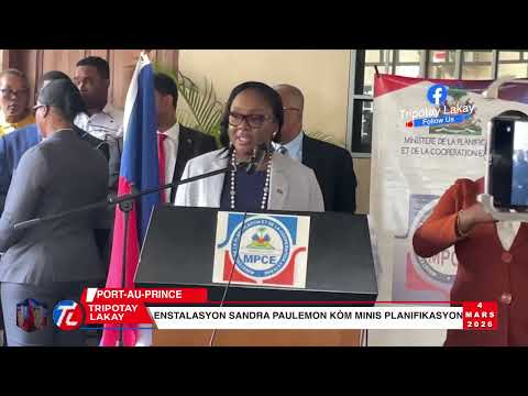 FLASH! Madan Assade Volcy a enstale kòm minis Planifikasyon  - Diskou tèt chaje