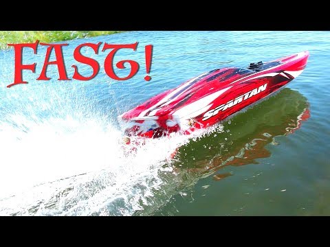 RC ADVENTURES - TOP SPEED RUNS w/ 6S Lipo - Spartan 36" Race Boat CRASH! - UCxcjVHL-2o3D6Q9esu05a1Q