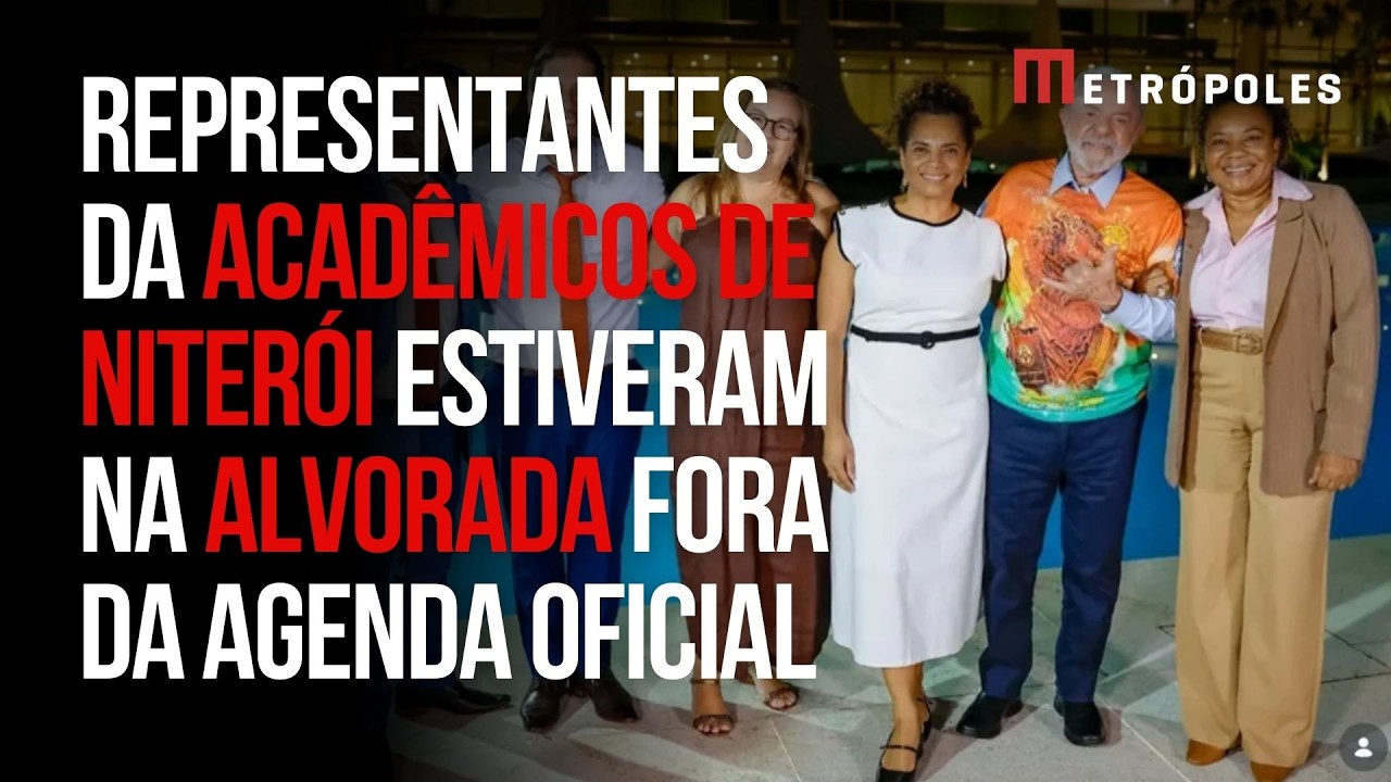 Lula recebeu escola que o homenageou fora da agenda no Alvorada