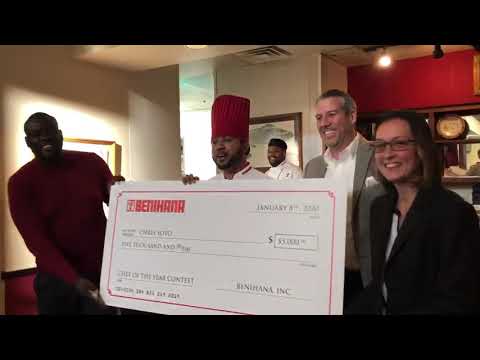 We Surprised our 2019 Benihana Chef of The Year with a $5,000 Check