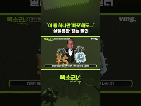 '살얼음판' 걷는 <strong>달러</strong> / 똑소리E / 비디오머그 #shorts