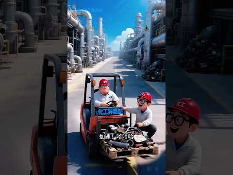 叉车叉车载人!胖头陀软洪元宝被把