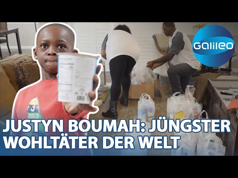 7-jähriger Justyn Boumah ist Gründer und CEO einer Hilfsorganisation