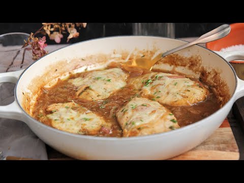 Laura Vitale Makes French Onion Chicken