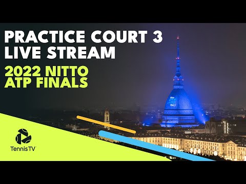 2022 Nitto ATP Finals Live Stream - Practice Court 3 | Turin