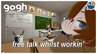 (gogh: Focus with Your Avatar) working and talking【NIJISANJI | Hana Ma