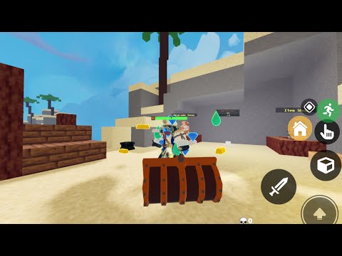 Playing With The New Crypt-Wrecked Kit Skin (Roblox Bedwars)