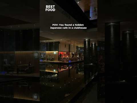 Hidden Japanese café inside a clubhouse 🇯🇵🍵 📍Ari X Gato Tea & Dining Bar (Non-Halal)