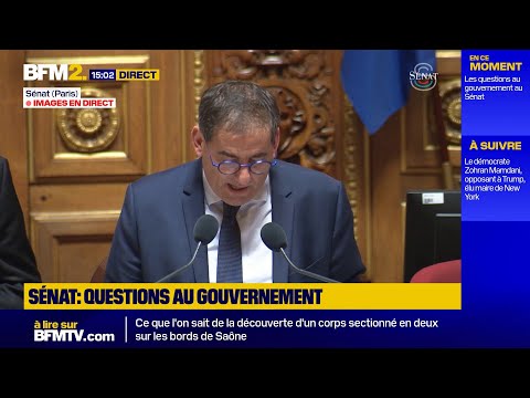 🟡Suivez en direct la séance de questions au gouvernement au Sénat