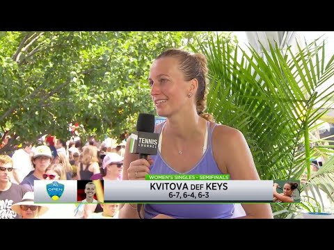 Petra Kvitova Interview: Cincinnati SF