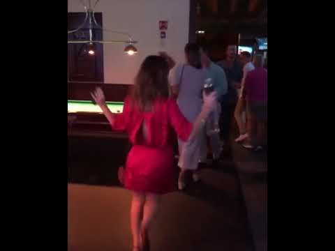 Emily Browning dancing to 'Dancing Queen'