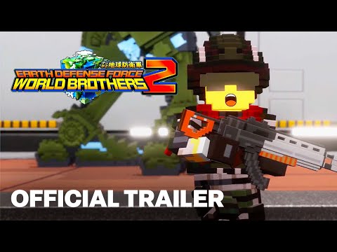 EARTH DEFENSE FORCE: WORLD BROTHERS 2 - Sing-Along Announcement Trailer