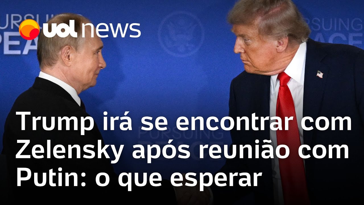Trump irá se encontrar com Zelensky após reunião com Putin o que esperar das negociações