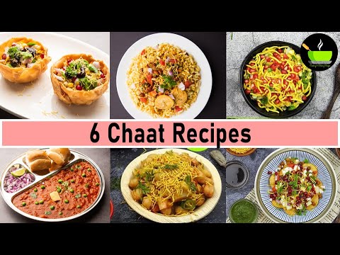 6 Easy Chaat Recipes | Street Food Recipes | Chaat | Indian Chaat Recipes | Winter Special Recipes