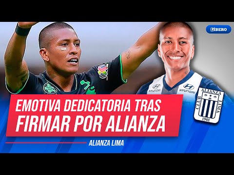 ¡EMOTIVO! Pedro Aquino tuvo especial dedicatoria tras firmar por Alianza Lima | Líbero