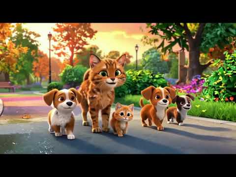 El gatito va con mamá