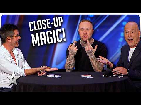 SLICK Close-up Magic That Blew The Judges' MINDS on America's & Britain's Got Talent!