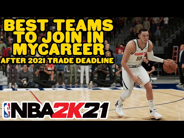 NBA 2K21: Best Team for PG My Career