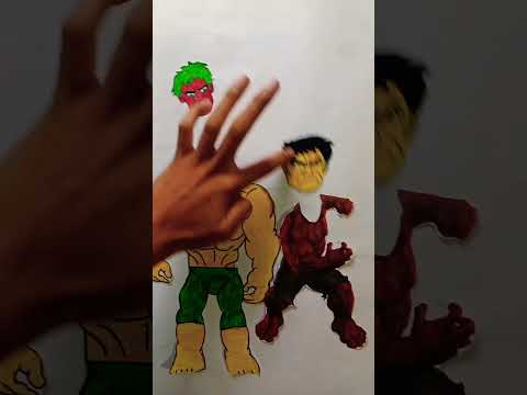 ❤️ Red hulk funny clip 😂😂😅#motupatlufun #spiderman #littlesingham #brazil #america
