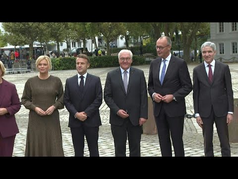 French President Macron arrives in Saarbrucken for German Unity Day | AFP