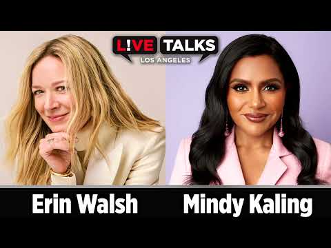 Erin Walsh in conversation with Mindy Kaling at Live Talks Los Angeles
