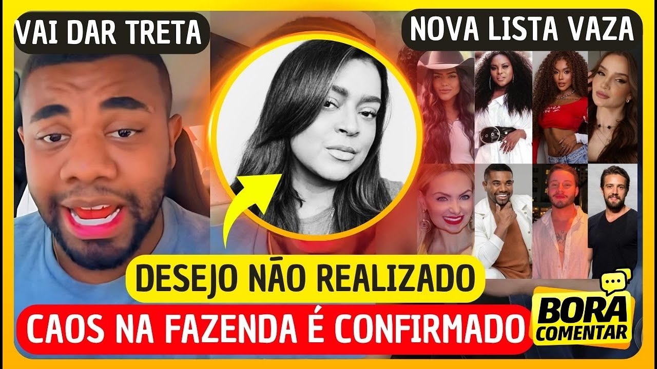 🚨Último pedido de Preta Gil não será realizado Davi Brito é confirmado em Fazenda Nova lista Vaza