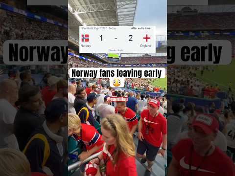 England Fans ERUPT After Eliminating Norway! 🇬🇧 | World Cup 2026