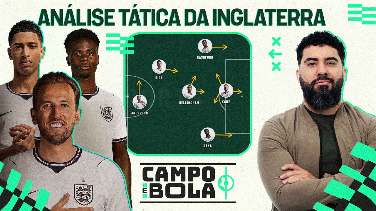 A INGLATERRA É "SÓ" HARRY KANE E BELLINGHAM? -ANÁLISE TÁTICA DA SELEÇÃO INGLESA COM RENATO RODRIGUES