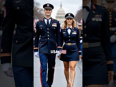 🌍10 Nation Honor Guards. One Global Parade | Pt. 11 #countries #aiart