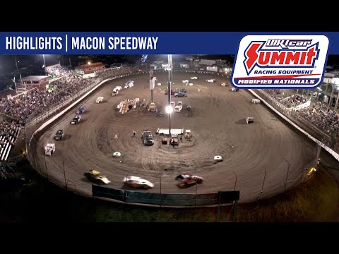 DIRTcar Summit Modified Nationals | Macon Speedway | July 6, 2023 | HIGHLIGHTS - dirt track racing video image