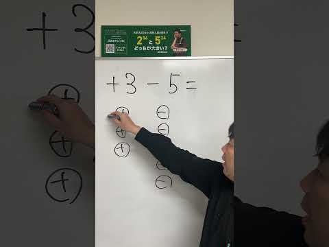 正負の数の計算