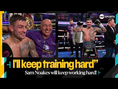 Sam noakes won’t stop working after adding the european lightweight belt to his repertoire 💪 🏆