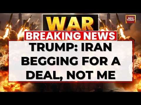 Trump On Iran: 'They Are Begging To Make A Deal, Not Me', Says Navy & Air Force Destroyed | Trump PC