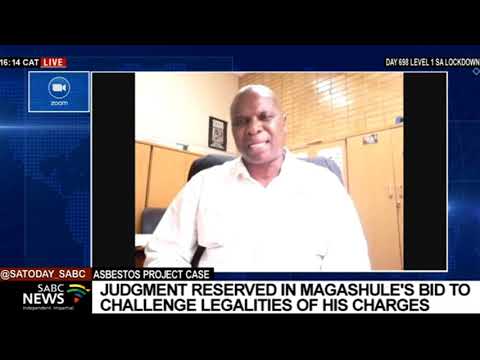 Judgment reserved in Magashule's bid to challenge legalities of charges