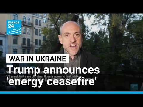 Zelensky says Trump's energy ceasefire announcement was 'news for me'