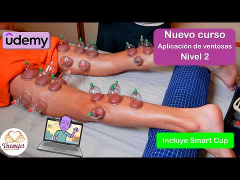 Nuevo curso - Aplicación de ventosas 2 (cupping) piernas, glúteos y abdome + Smart Cup  - 👨🏻‍🏫