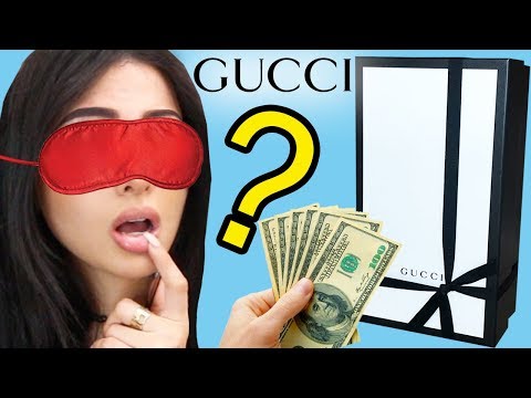 BUYING FROM GUCCI BLINDFOLDED + UNBOXING / HAUL - UC2hFZwNM71iOOCY3guLE7KQ