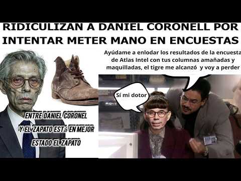 RIDICULIZAN A DANIEL CORONELL POR INTENTAR METER MANO EN ENCUESTAS