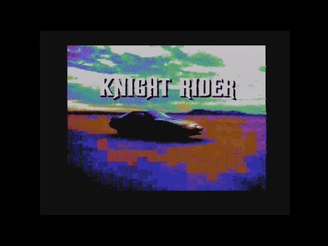 Intro de series de los 80 en Commodore 64 real