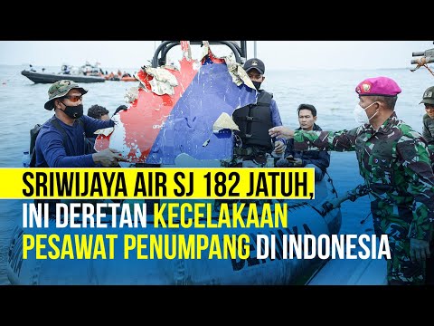 Sriwijaya Air SJ 182 Jatuh, Ini Deretan Kecelakaan Pesawat Penumpang di Indonesia