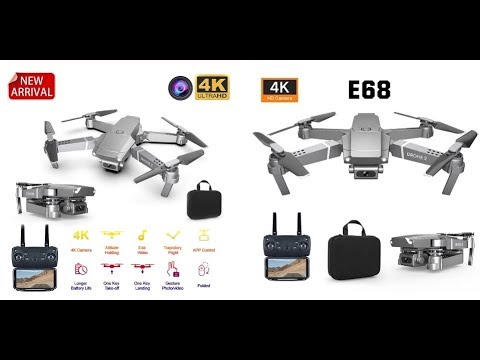 WIFI FPV Mini Drone With Wide Angle HD 4K 1080P Camera RC Foldable Quadcopter 2020 New E68