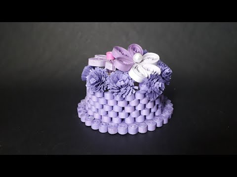 Purple Flower Basket -Tutorial
