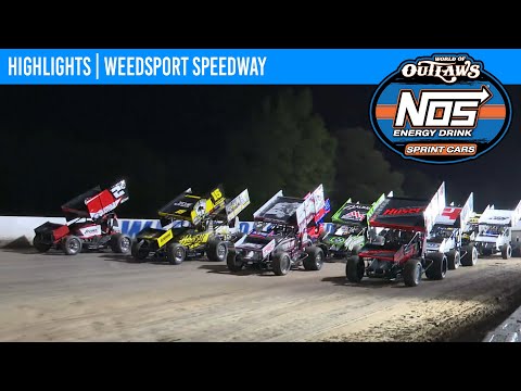 World of Outlaws NOS Energy Drink Sprint Cars | Weedsport Speedway | July 27, 2025 | HIGHLIGHTS - dirt track racing video image
