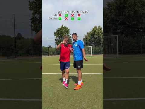 Latten Challenge mit dem härtesten Fussball der Welt ⚽️ #fussball #fussballer #tore #challenge