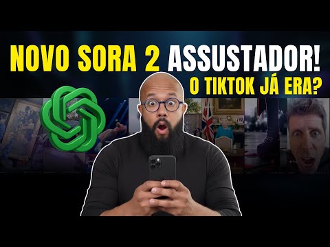 Como usar nova IA SORA 2 (TESTEI e te mostro como ter acesso!)