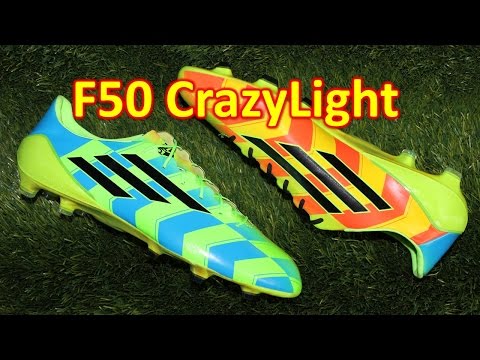 Adidas F50 adiZero CrazyLight Neon Green/Blue - Review + On Feet - UCUU3lMXc6iDrQw4eZen8COQ