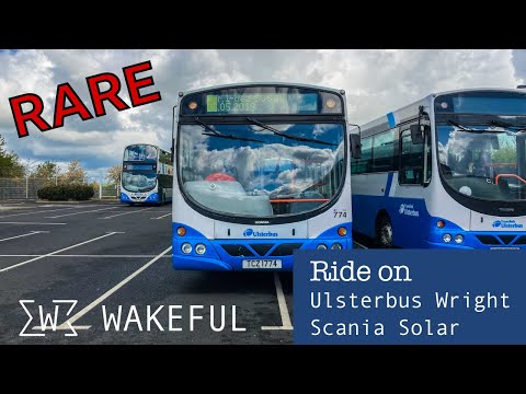 *RARE INTERIOR* Ride on Ulsterbus Wright Scania Solar (771)