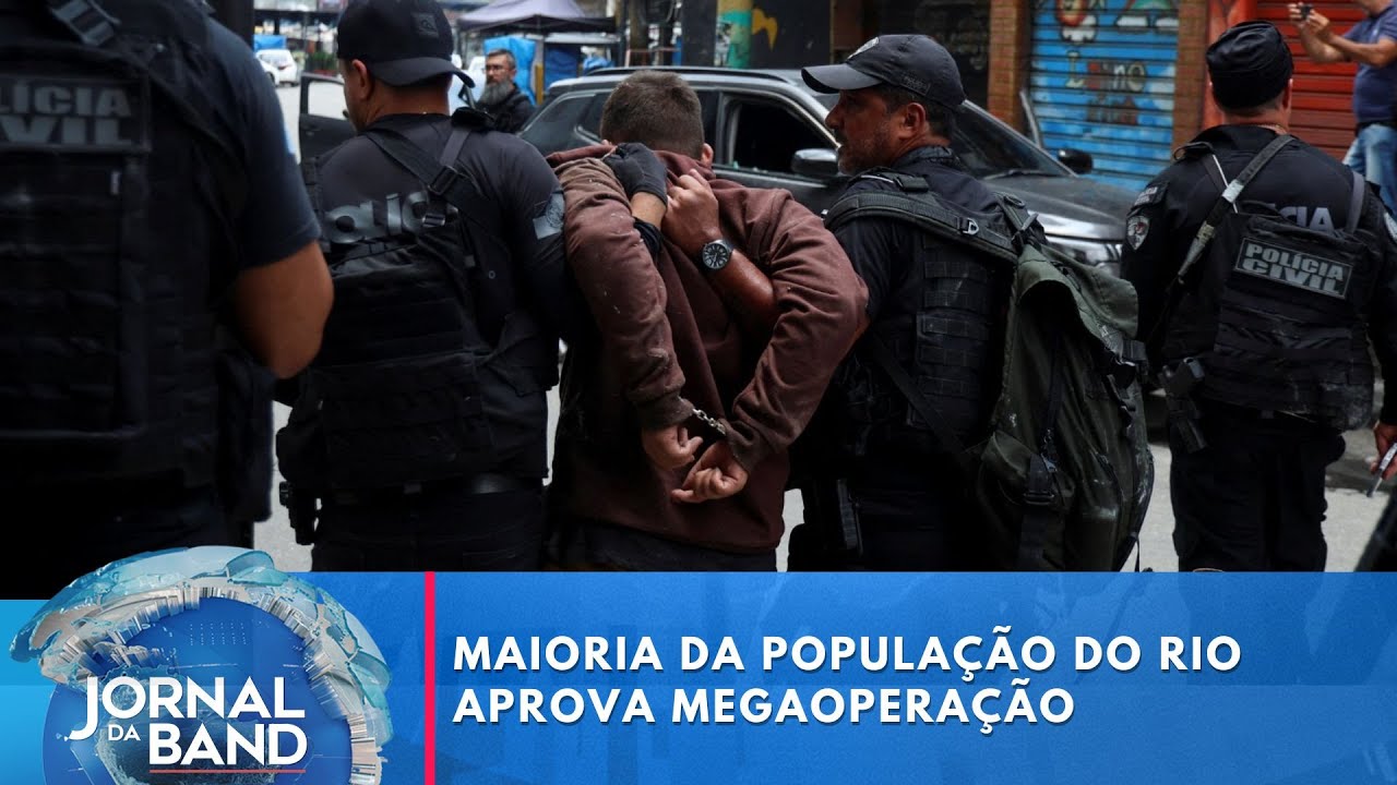 Pesquisas mostram que maioria da população do Rio aprova megaoperação | Jornal da Band