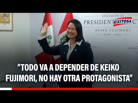 🔴🔵 Gobierno de Keiko Fujimori se sostendrá por las decisiones que tome, señala analista